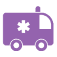 Purple Ambulance