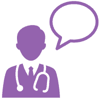 Consultation with a Purple Doctor